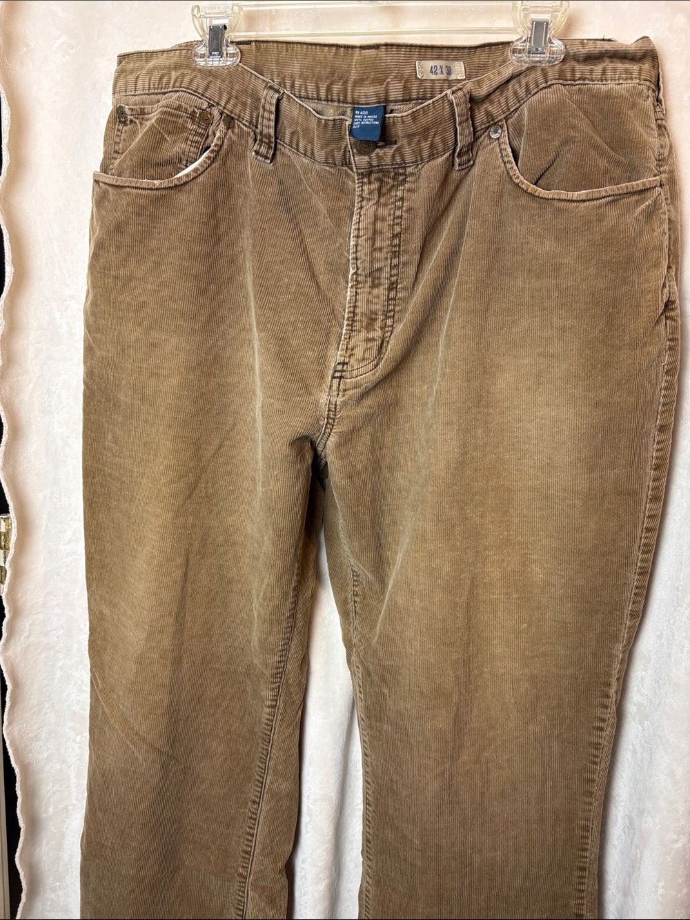 Ralph Lauren Men's Corduroy Pants in Warm Camel 42x30